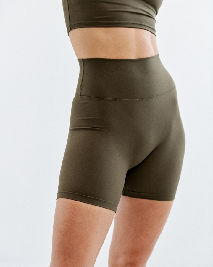 Core Bike Shorts - Khaki Green