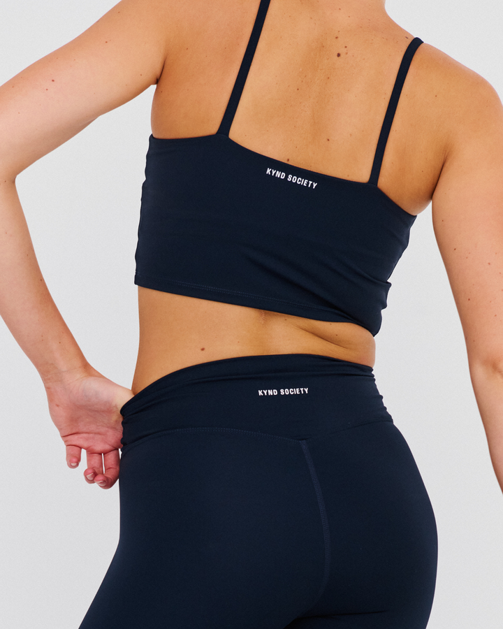 Core Tank Bra - Midnight Navy