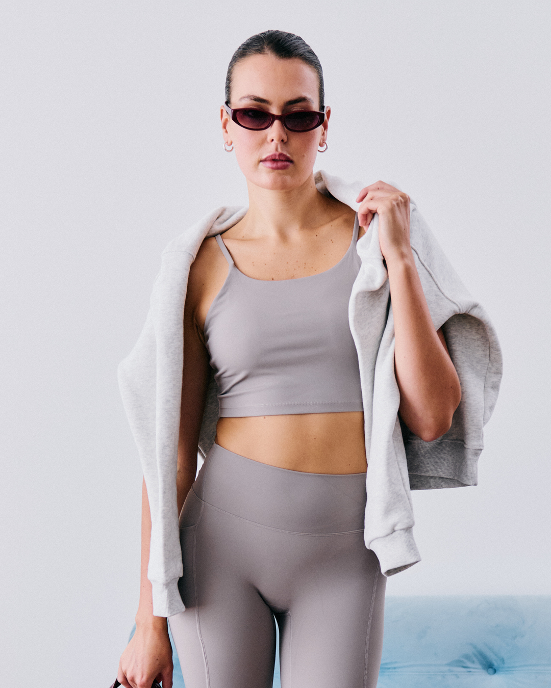Core Tank Bra - Mocha Latte