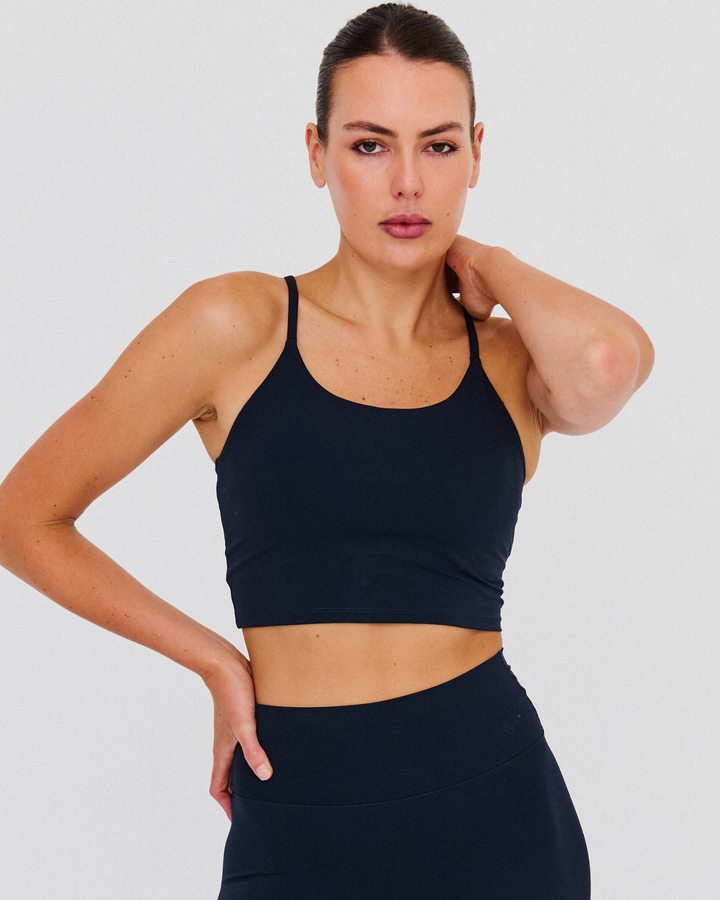 Core Tank Bra - Midnight Navy