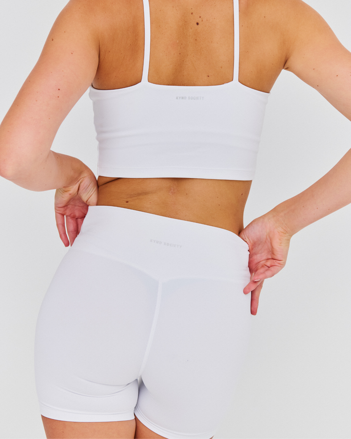 Core Bike Shorts - Ivory White