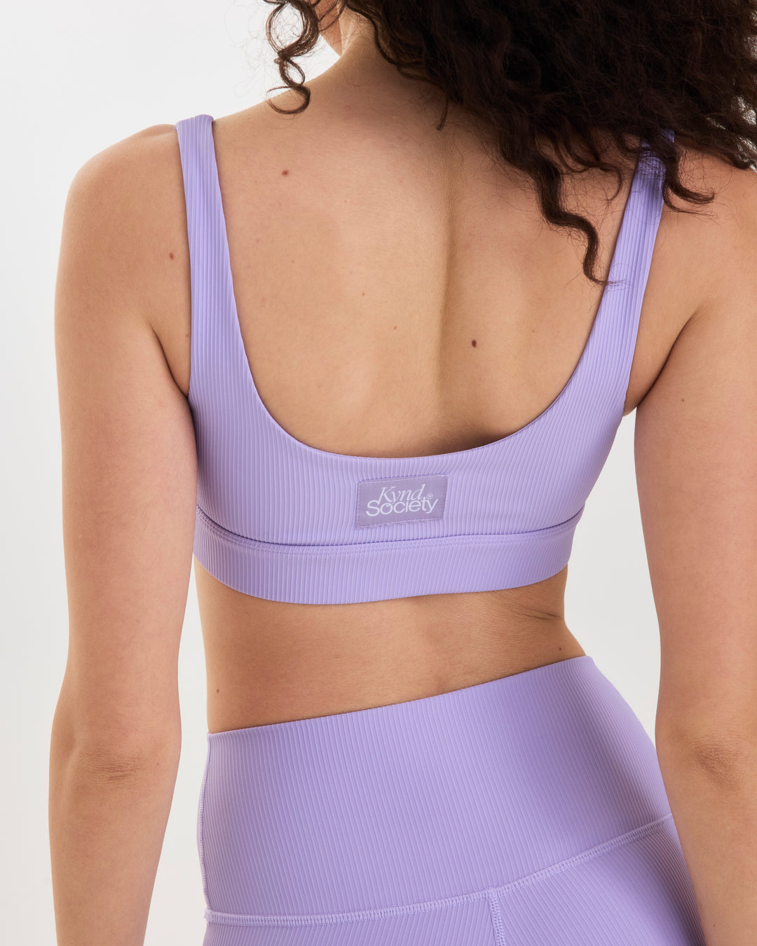 Ribbed Crop - Lilac